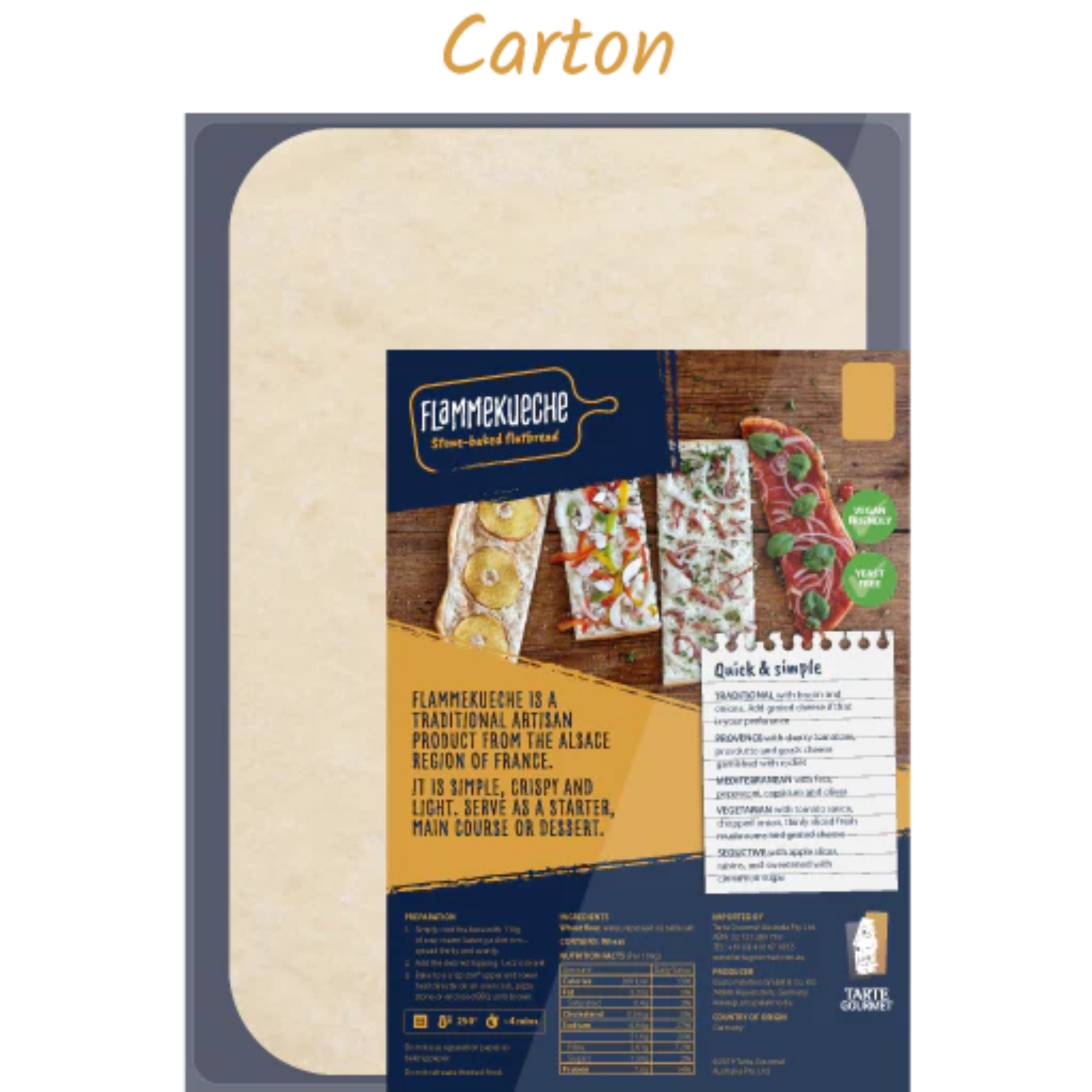 Carton | 50 Rectangular Bases